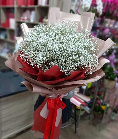 Букет цветов из: Гипсофила в Сарманово