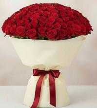 Букет 101 Красная роза Милано в Сарманово