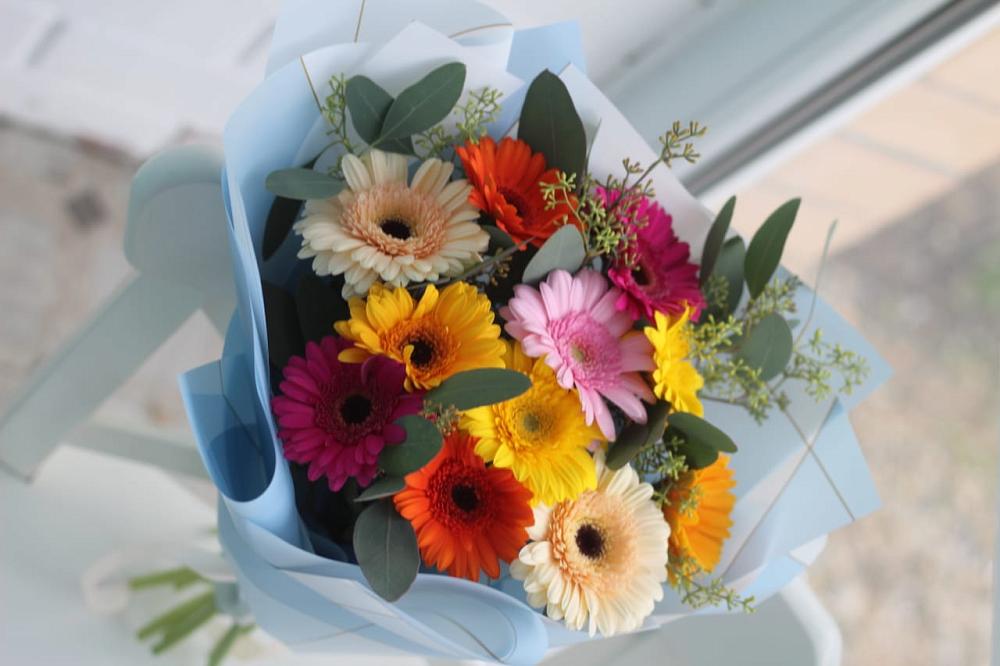 Букет цветов из: Герберы в Сарманово