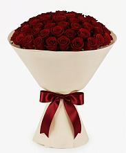Букет 101 Бордовая роза Блэк Бакарра в Сарманово