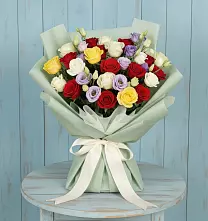 Букет цветов из:  Розы в Сарманово