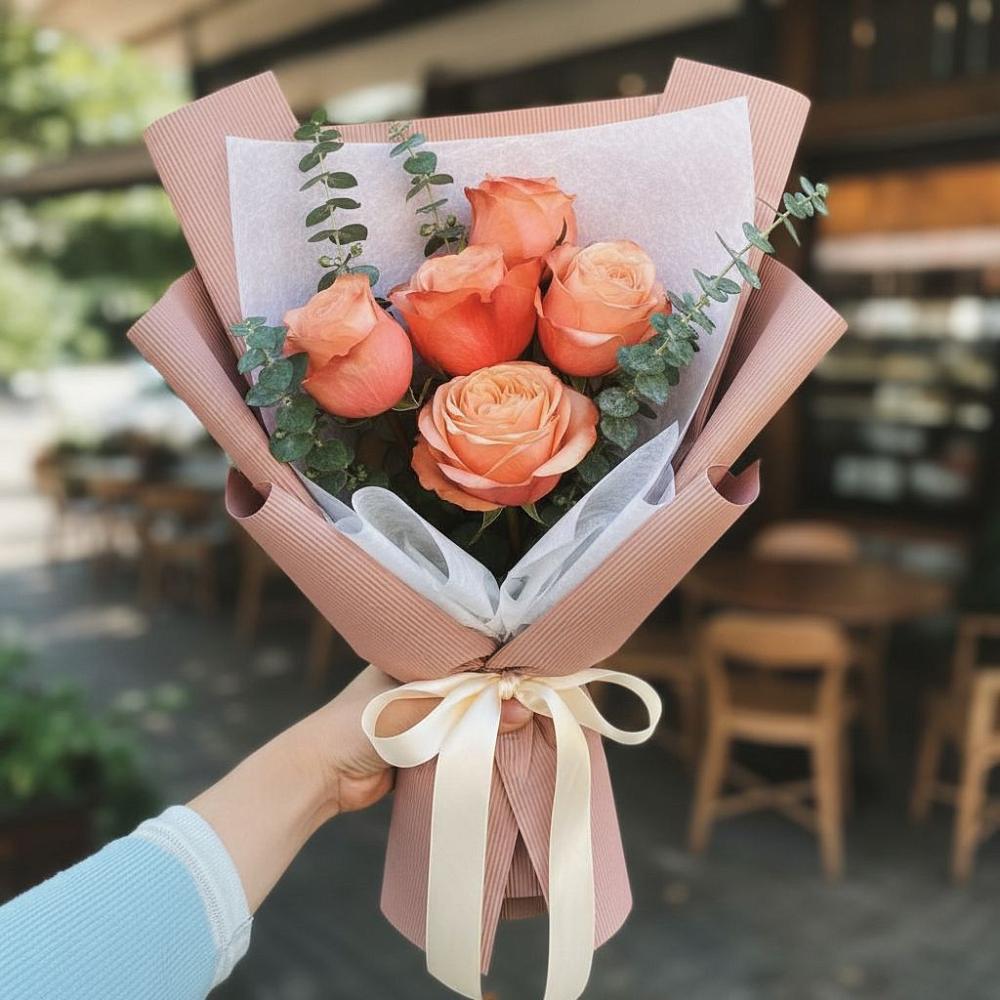 Букет цветов из: Розы в Сарманово