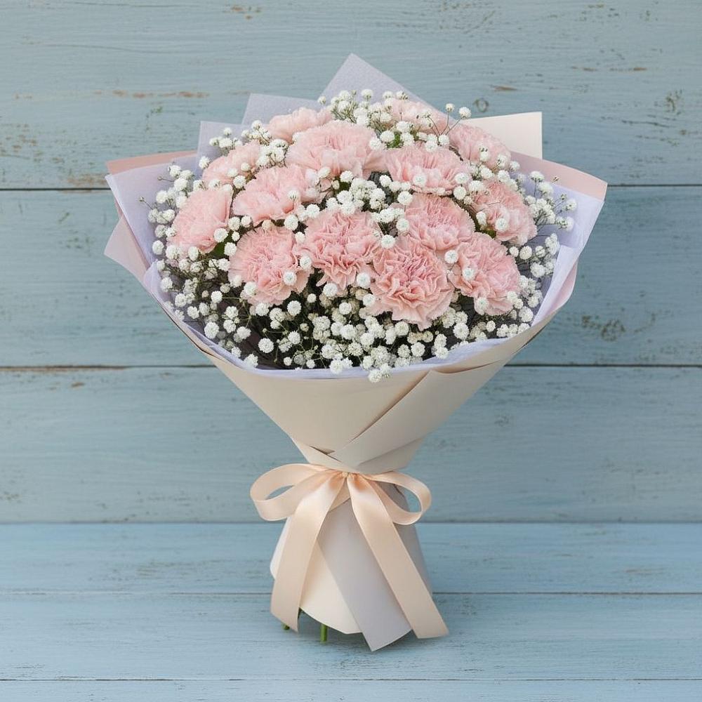 Букет цветов из: Гвоздики в Сарманово