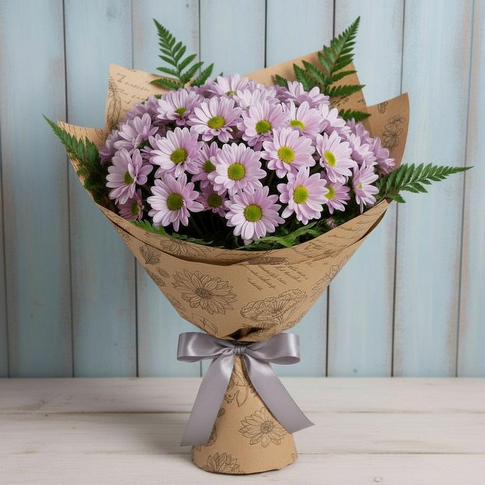 Букет цветов из: Хризантемы в Сарманово