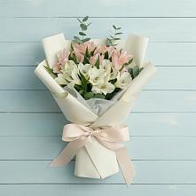 Букет цветов из:  Альстромерии в Сарманово