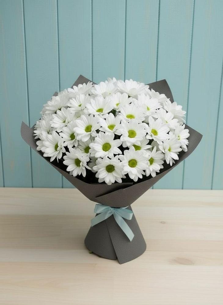 Букет цветов из: Хризантемы в Сарманово