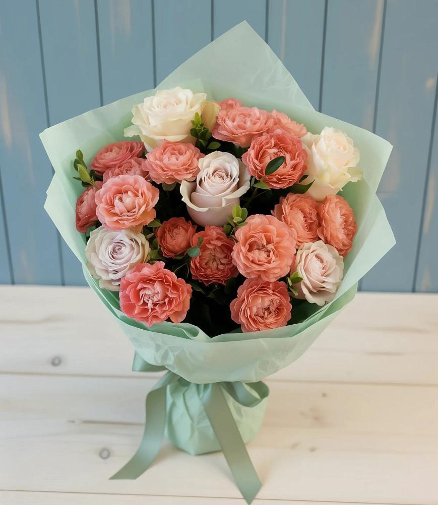 Букет цветов из: Розы в Сарманово