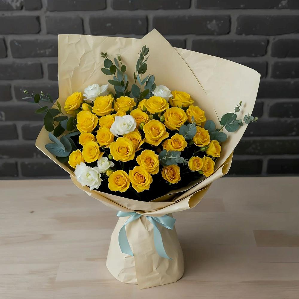 Букет цветов из: Розы в Сарманово