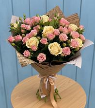 Букет цветов из:  Розы в Сарманово