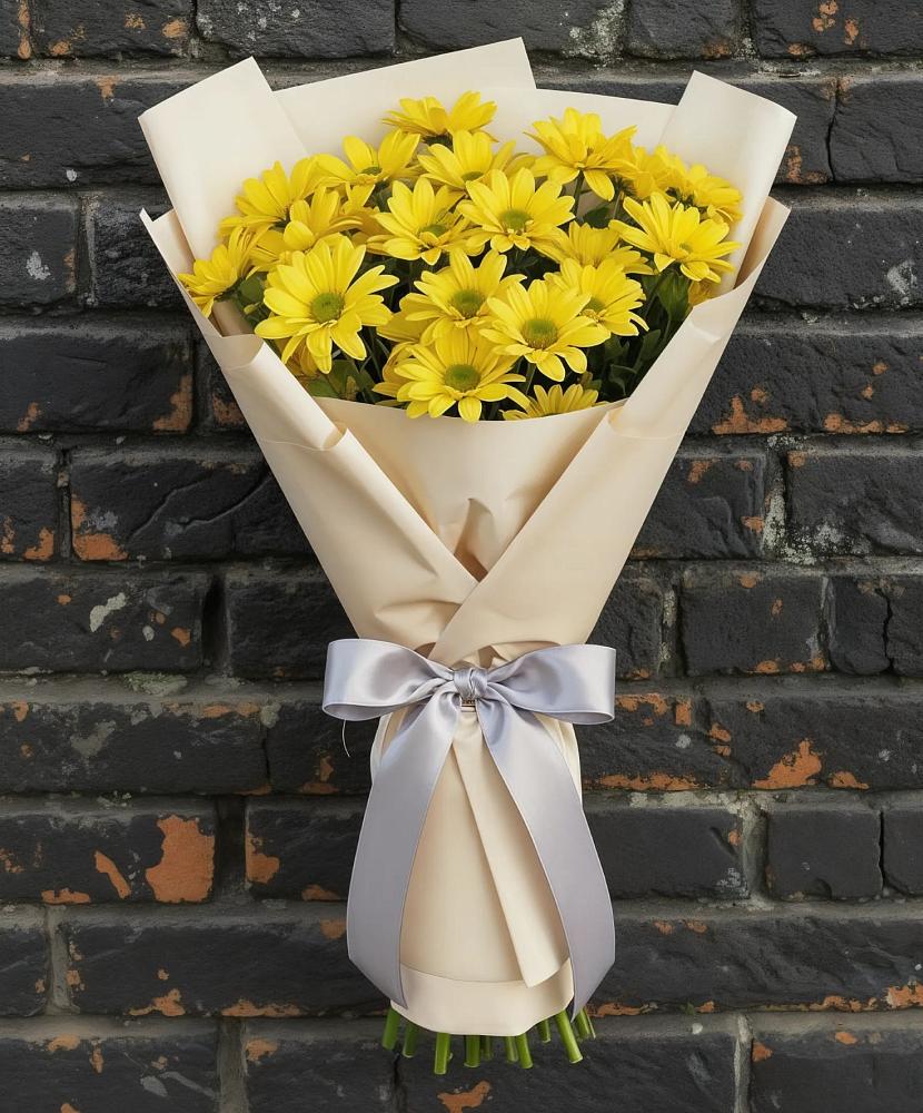 Букет цветов из: Хризантемы в Сарманово