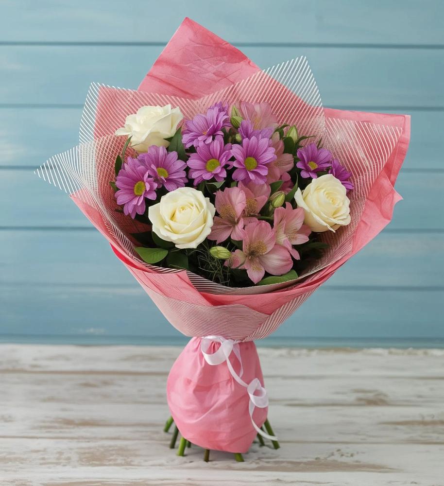 Букет цветов из: Герберы в Сарманово