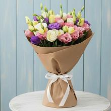 Букет цветов из:  Лизиантусы в Сарманово