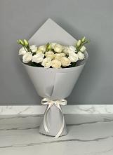 Букет цветов из:  Розы и Лизиантусы в Сарманово